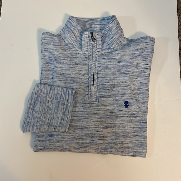 IZOD Advantage Performance 1/4 Zip Knit Pullover Top - Picture 1 of 10